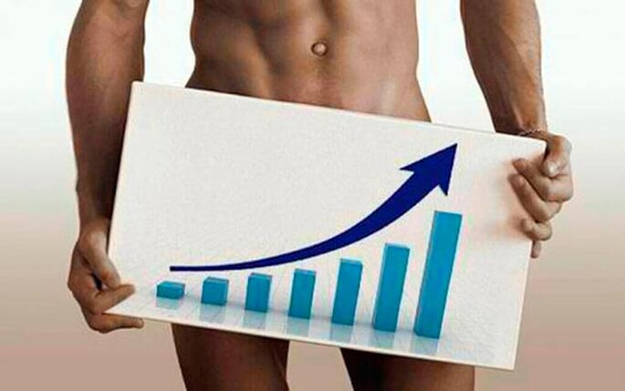 Increase in penis thickness